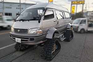 トヨタ ハイエース + Hyperdelta V3 高床車 志賀１号